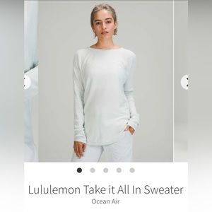 Lululemon Take it All in Sweater